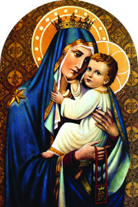 Our Lady of Mt. Carmel Arched Magnet Our Lady of Mt. Carmel Arched Magnet