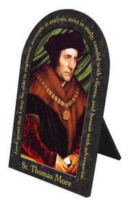 St. Thomas More Prayer Arched Desk Plaque St. Thomas More Prayer Arched Desk Plaque