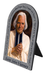 St. John Vianney Prayer Arched Desk Plaque St. John Vianney Prayer Arched Desk Plaque