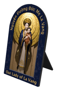 Our Lady of La Vang Prayer Arched Desk Plaque Our Lady of La Vang Prayer Arched Desk Plaque