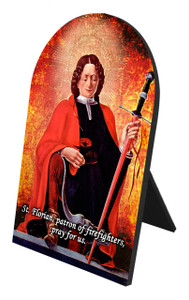 St. Florian Arched Desk Plaque St. Florian Arched Desk Plaque