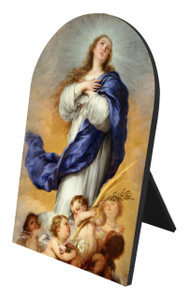 Immaculate Conception Arched Desk Plaque Immaculate Conception Arched Desk Plaque