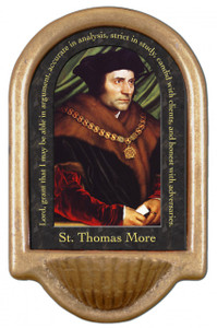 St. Thomas More Prayer Holy Water Font St. Thomas More Prayer Holy Water Font