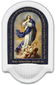 Immaculate Conception Prayer Holy Water Font Immaculate Conception Prayer Holy Water Font