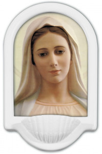 Our Lady of Medjugorje Holy Water Font Our Lady of Medjugorje Holy Water Font