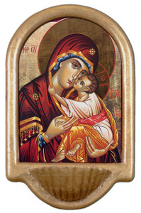 Icon of Mary Holy Water Font