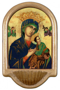 Mother of Perpetual Help Holy Water Font Mother of Perpetual Help Holy Water Font