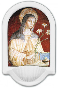 St. Clare Holy Water Font St. Clare Holy Water Font