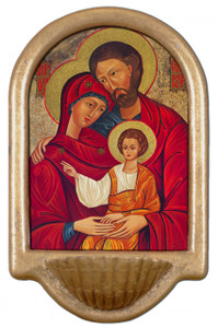 Holy Family Icon Holy Water Font Holy Family Icon Holy Water Font