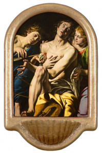 St. Sebastian Holy Water Font St. Sebastian Holy Water Font