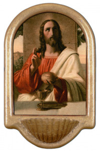 Last Supper Holy Water Font Last Supper Holy Water Font