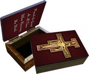 San Damiano Cross Keepsake Box San Damiano Cross Keepsake Box