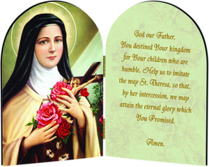 St. Therese of Lisieux Arched Diptych St. Therese of Lisieux Arched Diptych