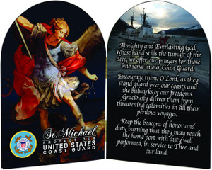 Coast Guard St. Michael I Arched Diptych Coast Guard St. Michael I Arched Diptych