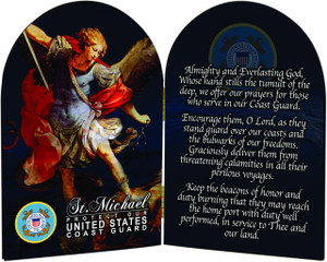 Coast Guard St. Michael II Arched Diptych Coast Guard St. Michael II Arched Diptych
