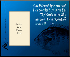 Fishing 'Genesis 1:26' Photo Frame Fishing 'Genesis 1:26' Photo Frame