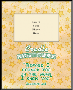 Cradle Catholic Yellow Vertical Picture Frame (Insert Your Photo) Cradle Catholic Yellow Vertical Picture Frame (Insert Your Photo)