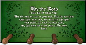 Irish Blessing Keychain Holder Irish Blessing Keychain Holder