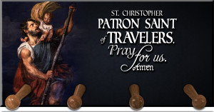 St. Christopher Keychain Holder