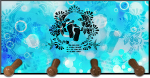 Life is Precious (blue) Keychain Holder Life is Precious (blue) Keychain Holder