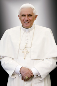 Pope Benedict XVI Formal Portrait Holy Card