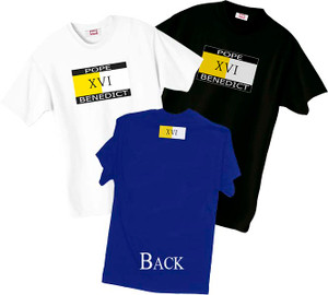 Pope Benedict XVI Flag T-shirt
