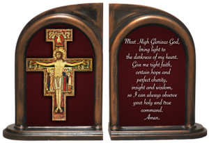 San Damiano Cross Bookends San Damiano Cross Bookends