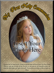 My First Communion (IHI Pattern) Photo Frame My First Communion (IHI Pattern) Photo Frame