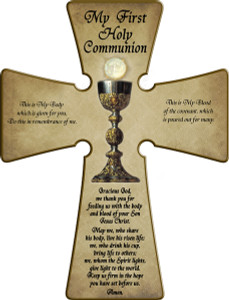 First Communion (Chalice) Wall Cross First Communion (Chalice) Wall Cross