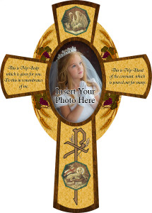 Picture Frame Wood Cross