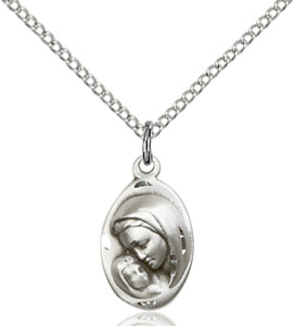 Sterling Silver Madonna and Child Sterling Silver Madonna and Child