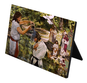 Baptism of Jesus Horizontal Desk Plaque Baptism of Jesus Horizontal Desk Plaque