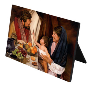 The Holy Family Horizontal Desk Plaque The Holy Family Horizontal Desk Plaque
