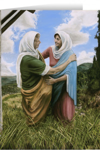 The Visitation Greeting Card The Visitation Greeting Card