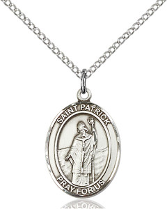 Sterling Silver Medal St. Patrick Sterling Silver Medal St. Patrick