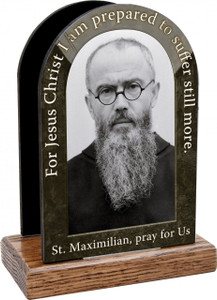St. Maximilian Kolbe Prayer Table Organizer (Vertical) St. Maximilian Kolbe Prayer Table Organizer (Vertical)