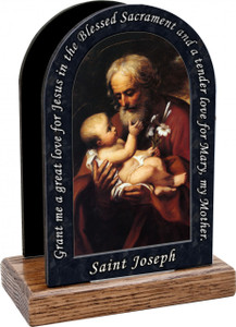 St. Joseph (Older) Prayer Table Organizer (Vertical) St. Joseph (Older) Prayer Table Organizer (Vertical)
