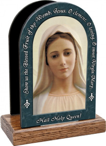 Our Lady of Medjugorje Hail Holy Queen Table Organizer (Vertical) Our Lady of Medjugorje Hail Holy Queen Table Organizer (Vertical)
