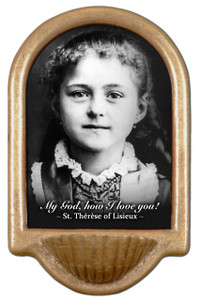 St. Therese (Child) Holy Water Font St. Therese (Child) Holy Water Font