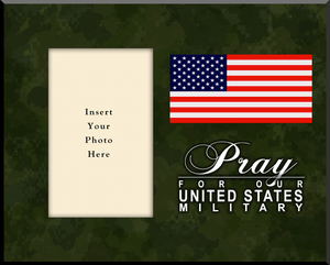 Pray for Our US Military Photo Frame
