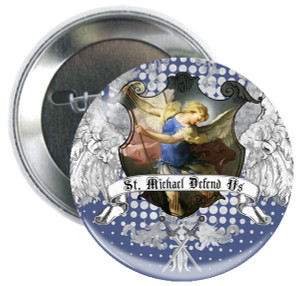 St. Michael Heraldic Button