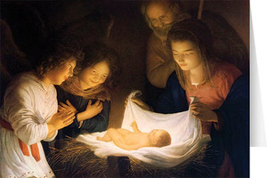 The Nativity (Honthorst) Christmas Cards The Nativity (Honthorst) Christmas Cards