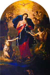 Mary Undoer of Knots Arched Magnet Mary Undoer of Knots Arched Magnet