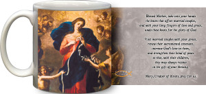 Mary Undoer of Knots Marriage Prayer Mug Mary Undoer of Knots Marriage Prayer Mug