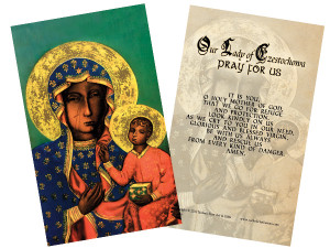 Our Lady of Czestochowa Holy Card Our Lady of Czestochowa Holy Card