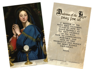 Madonna of the Host Holy Cards Madonna of the Host Holy Cards