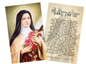 St. Therese of Lisieux Holy Card