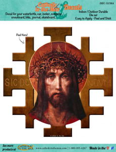 For God So Loved the World Cross Decal For God So Loved the World Cross Decal