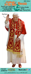 Pope Benedict XVI in Red Decal