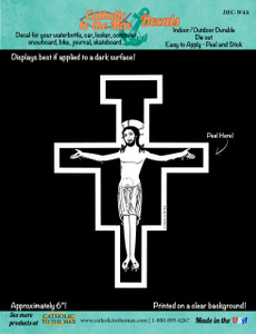 San Damiano Cross (White) Decal San Damiano Cross (White) Decal